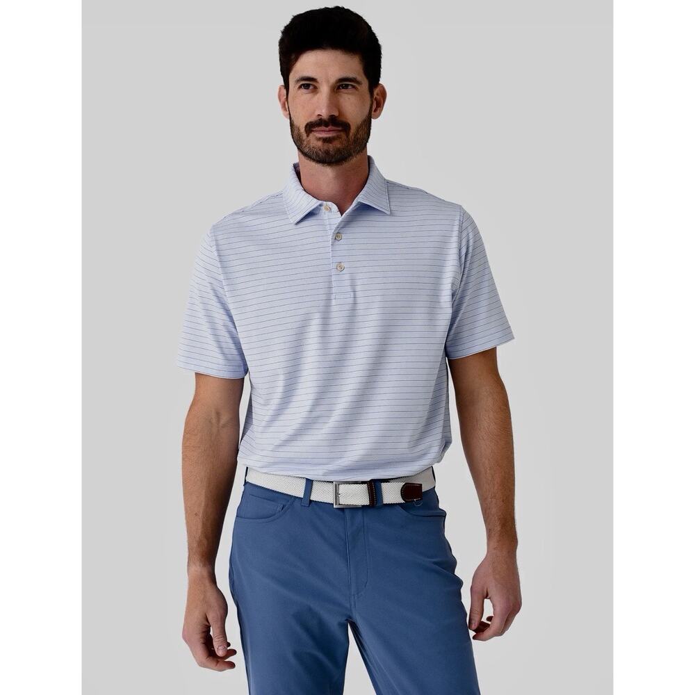 Peter Millar Crown Sport Men's Drum Performance Jersey Polo XL NWT